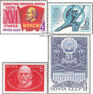 Sowjetunion 3767,3768,3769,3770 (kompl.Ausg.) Postfrisch 1970 Lenin, Tartastan U.a. - Unused Stamps