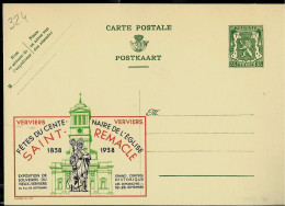 Publibel Neuve N° 324  ( Verviers - Fêtes Du Centenaire  De L'Eglise SAINT - REMACLE ) - Werbepostkarten