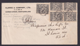 Neufundland Kanada Brief MEF Corner Brook Nach St. Louis Missouri USA - Storia Postale