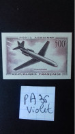 FRANCE PA 36**   ESSAI  DE COULEUR   (violet)  NON DENTELE  LOT - Color Proofs 1945-…