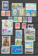 NOUVELLE CALEDONIE 27 TIMBRES DIFFERENTS OBLITERES DONT POSTE AERIENNE - Collections, Lots & Series