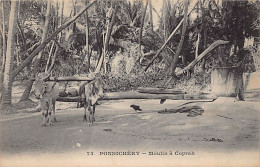 India - PUDUCHERRY Pondichéry - Copra Mill - Publ. Messageries Maritimes 75 - India
