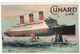 PAQUEBOTS. ILLUSTRATION ODIN ROSENVUNGE.  PAQUEBOT  " BERENGARIA " CUNARD LINE Cie MARITIME BRITANIQUE - Steamers