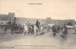 Le Maroc Illustré - RABAT - Arrivée De M. Le Général Lyautey, 1er Résident De France - Ed. P. Schmitt  - Rabat