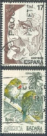 SPAIN, 1986/90, JOSE MARTINEZ & 17th INT. CONGRESS OF HISTORICAL SCIENCES STAMPS SET OF 2, # 2484,& 2632, USED. - Usados