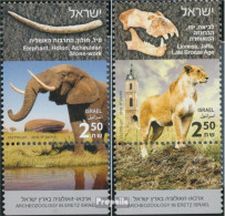 Israel 2648-2649 Mit Tab (kompl.Ausg.) Postfrisch 2018 Archäozoologie - Unused Stamps (with Tabs)