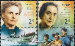 Israel 2646-2647 Mit Tab (kompl.Ausg.) Postfrisch 2018 Pionierinnen - Unused Stamps (with Tabs)