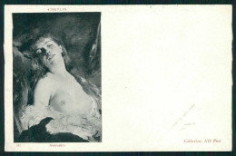 Artist Signed Chaplin Risque Nude Lady Serie 517 Postcard TC5288 - Autres & Non Classés