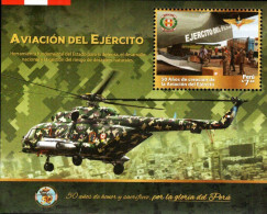 Peru - 2023 - 50 Years Of Military Aviation - Mint Souvenir Sheet - Peru