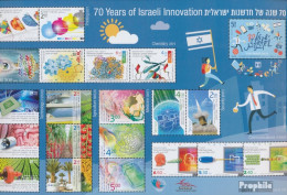 Israel 2080C-2644 Zd-Bogen (kompl.Ausg.) Postfrisch 2018 Innovation - Nuevos (sin Tab)