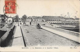 03 Moulins La Madeleine Et Le Quartier Villars - Moulins