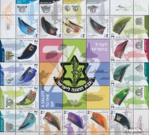 Israel 2618-2633 Zd-Bogen (kompl.Ausg.) Mit Tab Postfrisch 2018 Israelische Armee - Unused Stamps (with Tabs)
