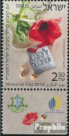 Israel 2617 Mit Tab (kompl.Ausg.) Postfrisch 2018 Gedenktag - Unused Stamps (with Tabs)