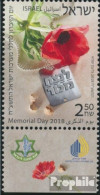 Israel 2617 Mit Tab (kompl.Ausg.) Postfrisch 2018 Gedenktag - Neufs (avec Tabs)