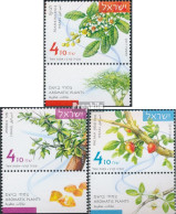 Israel 2550-2552 Mit Tab (kompl.Ausg.) Postfrisch 2017 Aromapflanzen - Ungebraucht (mit Tabs)