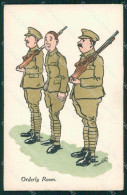 WW1 WWI Propaganda Soldier Ranker Orderly Room Clifton Cartolina Postcard XF8177 - Autres & Non Classés