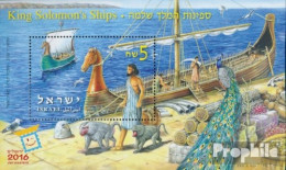 Israel Block92A (kompl.Ausg.) Postfrisch 2016 Briefmarkenausstellung - Blocks & Sheetlets