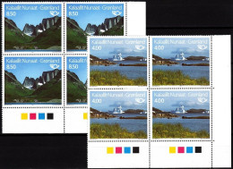 GREENLAND 1995 NORDEN: Tourism. Iceberg Mountains Nature. LR Blocks, MNH - Ideas Europeas