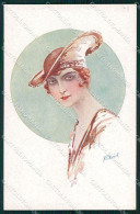 Artist Signed Pickuick Glamour Fashion Lady Serie 4094 Cartolina XP8249 - Andere & Zonder Classificatie