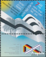 Israel 2465 Mit Tab (kompl.Ausg.) Postfrisch 2015 Dipl. Beziehung Mit Der BRD - Neufs (avec Tabs)