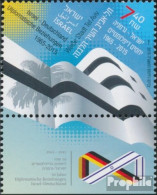 Israel 2465 Mit Tab (kompl.Ausg.) Postfrisch 2015 Dipl. Beziehung Mit Der BRD - Unused Stamps (with Tabs)