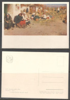 Russia. Abram Arkhipov - Russian Painter.   Radonitsa (Before The Mass). Vintage Art Postcard - Malerei & Gemälde