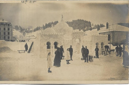 GERARDMER ? VOSGES ? Constructions En Neige Faites Par Des Soldats. - Autres & Non Classés