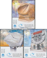Israel 2440-2442 Mit Tab (kompl.Ausg.) Postfrisch 2014 Sonnenuhren - Unused Stamps (with Tabs)