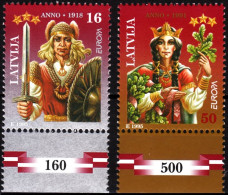 LATVIA 1995 EUROPA: Peace And Freedom. History, MNH - 1995