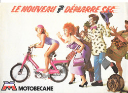 MOTOBECANE-MOBYLETTE - MOTOCONFORT - NOUVELLE GAMME Des 7  " Etablissement THENET - 93 Montreuil " - Transport