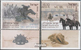 Israel 2342-2343 Mit Tab (kompl.Ausg.) Postfrisch 2013 Eroberung Von Beersheba - Nuevos (con Tab)