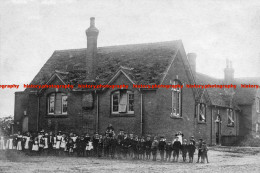 F006266 Woodborough. Wiltshire. The Children Are Standing At The School. 1905 - REPRODUCTION - Other & Unclassified