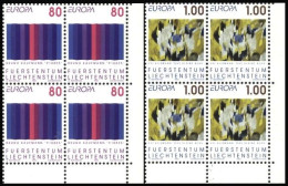 LIECHTENSTEIN 1993 EUROPA: Contemporary Art. Paintings. 2 MINI-SHEETS = 20 Sets, MNH - 1993