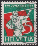 1932 Schweiz / Pro Juventute ° Zum:CH J61, Mi:CH 262, Yt:CH 263, Fahnenschwinger - Used Stamps