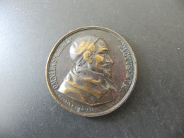 Old Pilgrim Medal France - Saint Vincent De Paul 1843 - Omnibus Omnia Factus Sum - Altri & Non Classificati