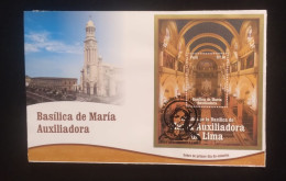 O) 2022 PERU, BASILICA OF MARY AUXILIADORA - VIRGIN, FDC XF - Peru