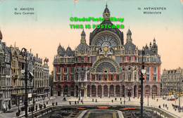 R429416 16. Anvers. Gare Centrale. 16. Antwerpen. Middenstatie. 1910 - Wereld