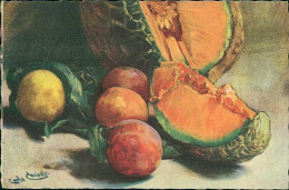 CHIOSTRI SIGNED 1920s POSTCARD - FRUITS / FRUTTA - EDIT BALLERINI & FRATINI 279 (5633) - Chiostri, Carlo