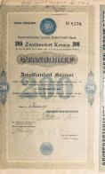 Vienne 1898: Österreichische Central Boden Credit Bank - Pfandbrief - Bank & Insurance