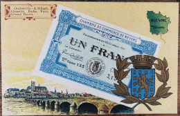 CARTE POSTALE Billet 1 Franc Chambre De Commerce De NEVERS - Nièvre - Nevers