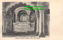 R429458 Marble Throne. Diwan I Am. Fort Delhi. Lal Chand - World