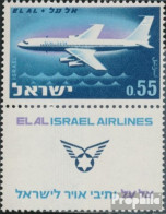 Israel 262 Mit Halbtab (kompl.Ausg.) Postfrisch 1962 El Al Israel Airlines - Neufs (avec Tabs)