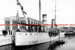 F009500 HMS Halcyon. 1914. British Battleship - REPRODUCTION - Other & Unclassified