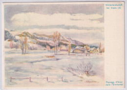 Künstlerkarte - Winterlandschaft Bei Hasle Im Emmental - Paysage D'hiver Dans L'Emmental - Hasle Bei Burgdorf