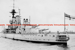 F010163 HMS Centurion. British Battleship - REPRODUCTION - Autres & Non Classés