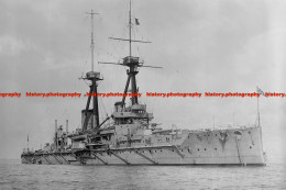 F010166 HMS Bellerophon. British Battleship - REPRODUCTION - Autres & Non Classés