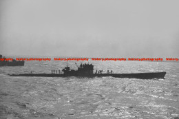 F010119 Captured German Submarine U 234. Portsmouth - REPRODUCTION - Autres & Non Classés