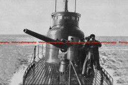 F010115 German Submarine. U Boat. In Action. WW2 - REPRODUCTION - Autres & Non Classés