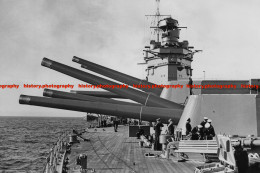 F010061 HMS Rodney. British Battleship - REPRODUCTION - Autres & Non Classés