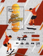 Peru - 2023 - Sports - Skateboarding - Mint Souvenir Sheet - Perù